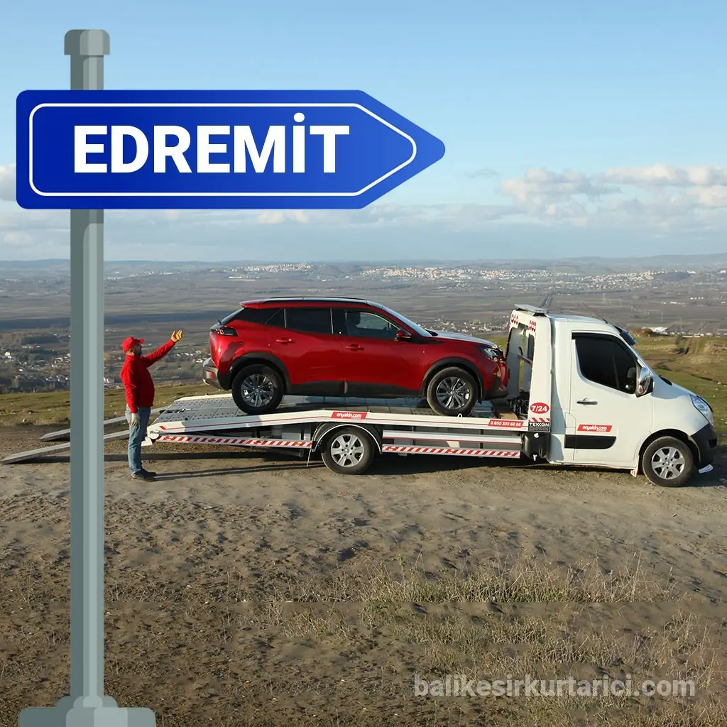Edremit’te 7/24 çekici ve oto kurtarma hizmeti. Hızlı ulaşım, güvenli taşıma ve uygun fiyat avantajı. Aracınız yolda kalmasın, hemen arayın. Edremit’te 7/24 çekici ve oto kurtarma hizmeti. Hızlı ulaşım, güvenli taşıma ve uygun fiyat avantajı. Aracınız yolda kalmasın, hemen arayın.